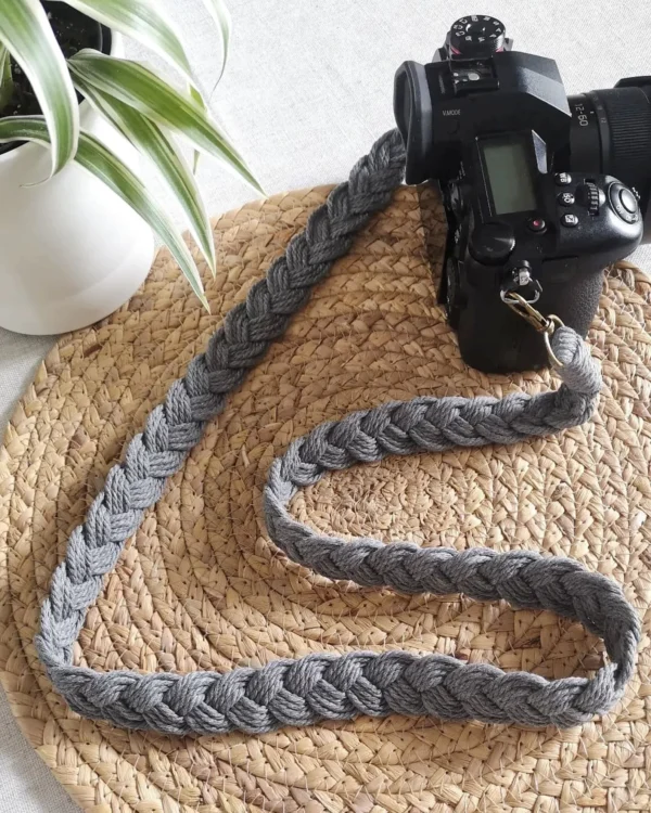 sangle en macramé pour appareil photo