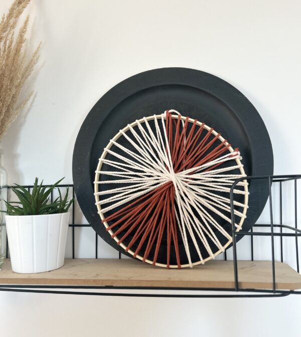 roue tissée décorative